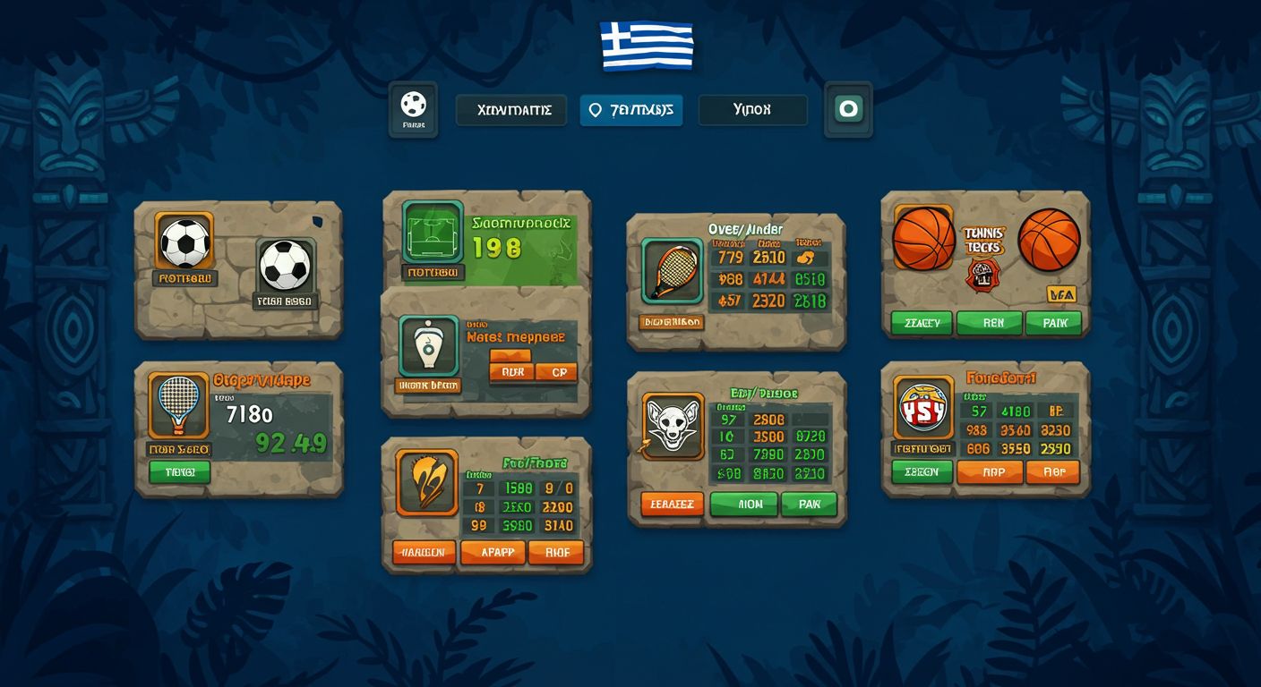 Επιλογές στοιχήματος και αγορές over under betting